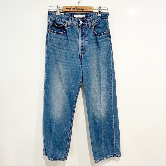 Levi's Ribcage Straight Ankle Jeans At the Ready - Picture 4 of 14